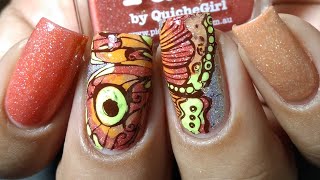 Butterfly Wing Nails | Beautybigbang | Stamping