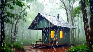 Relaxing Sounds for Sleep | Tranquil Rainfall in the Forest | Sleep, Meditation, Study