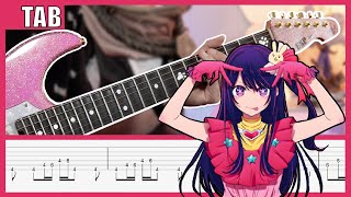 [TAB] Oshi no Ko - OP 1「アイドル」  YOASOBI I Cover | Guitar Tab | Lesson | Tutorial