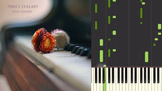 Aria's Lullaby (original composition) [Easy Relaxing Piano Tutorial + Midi]