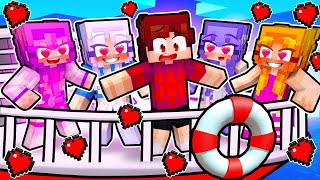 MY CRAZY FAN GIRLS Invited Me On A Cruise... (Minecraft)