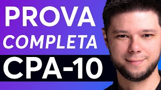 PROVA COMPLETA CPA-10 AO VIVO 🚨 [100% atualizada] Questões comentadas CPA-10 ANBIMA 🎯📚