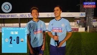 Rio Allan & Noah Stokes Post Match Interview l Doncaster City FC 2-0 Harworth Colliery FC