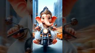 Aai bappa maza gari aale || bappa very fast coming in Earth #ganeshchaturti #ganpati #shortsfeed