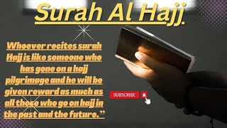 22-Surah Al-Hajj benefits #islamopedia #quranrecitation #surahhajj