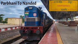 Journey Behind MLY WDG3A Twins ! 07672 Parbhani Nanded Special