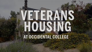 Occidental College Veterans Housing Tour