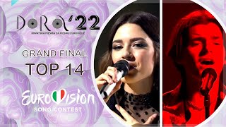 Dora 2022 Top 14 Grand Final | Eurovision 2022 Croatia 🇭🇷