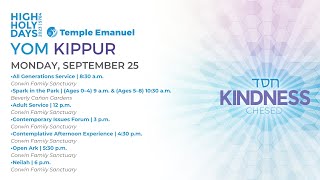 Yom Kippur Adult Service 9/25/2023