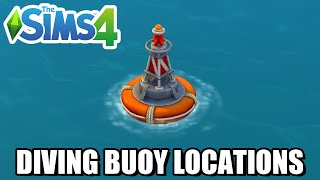 Diving Buoy Locations - The Sims 4