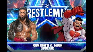 WWE 2K23 | Roman Reigns vs Omniman 2 Out of 3 Falls | Wrestlemania