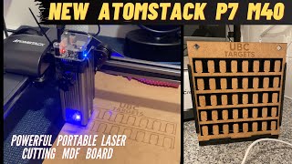 Cutting MDF Board With The Atomstack P7 M40 Diode Laser #shorts