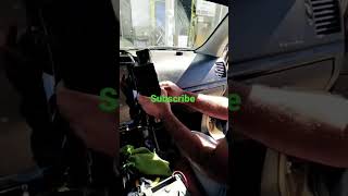 Toyota landcrozer fitting Android car stereo with AC control