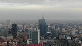 Milan Italy , Full HD drone video