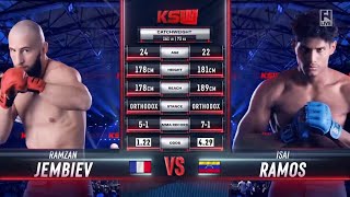 Ramzan Jembiev vs Isai Ramos KSW Full Fight