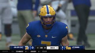 CFB25 dynasty with San Jose State S6W3 Vs Pittsburgh!