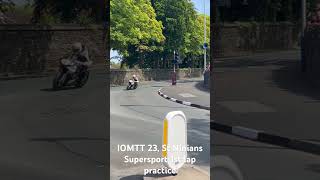 Lap 1 practice day 1 first time down Bray Hill IOM TT 2023! #iomtt #racing #stninians