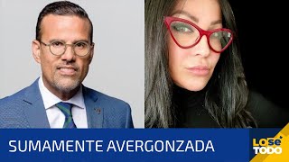 SUMAMENTE AVERGONZADA, LA EX ESPOSA DEL PERIODISTA LUIS GUARDIOLA A QUIEN ACUSA DE MANIPULADOR