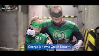 George's wish to be the superhero Green Lantern | Battle Part 2 | Make-A-Wish UK