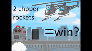 Win with 2 rockets of chopper?                                                      ||clone armies⚔️