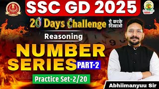 Number Series | Reasoning | SSC GD 20 Days Challenge | SSC GD 2025 | Abhiimanyuu Sir |RG State Exams