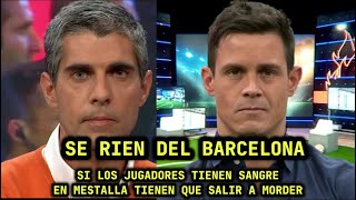 EDU AGUIRRE Y JOSE LUIS SANCHEZ SE RIEN DEL BARÇA EN EL CHIRINGUITO