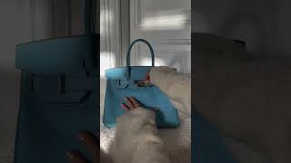 Hermès Birkin Unboxing 🩵✨ #hermesbirkin #hermesunboxing #birkin