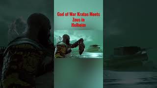 God of War Kratos Meets Zeus in Helheim #godofwar #godofwarragnarok #zeus #kratos #gaming #shorts