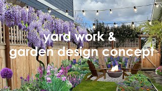 Yard Work & Garden Design Concept