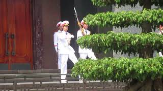 Changing of the Guard at Ho Chi Minh Mausoleum with Eva's Best Luxury Travel!