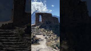 Peru Intipunku Sun Gate Ollantaytambo Sacred Valley Andes #shorts