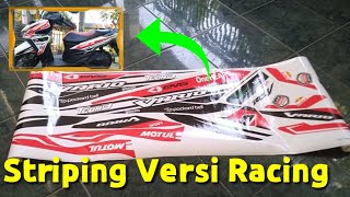 Pasang Striping Vario 125 Memakai Air Sabun