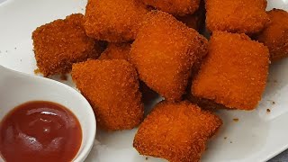 Homemade Chicken Nuggets Recipe by Flavourish Food| How To Make Crispy Nuggets for kids lunch box