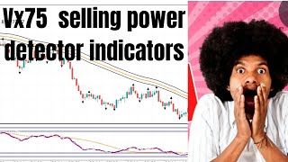 VX75 Selling Power Detector Indicators (Real Live trading)