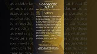 VIRGO Horóscopo Semanal · Del 28 de octubre al 3 de noviembre #virgo #horoscopo #horoscope