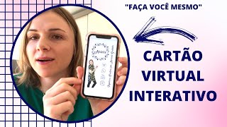 CRIANDO DO ZERO UM CARTÃO VIRTUAL INTERATIVO TOTALMENTE ONLINE E GRATUITO