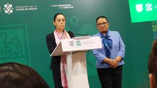 Conferencia de prensa de Gobierno de la Ciudad de México,  Claudia Sheinbaum Pardo