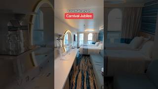 Take a tour of a Cove Balcony on Carnival Jubilee! #cruise #carnivalcruise #carnivaljubilee #shorts