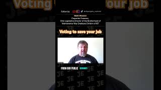 Voting To Save Your Job | #vote