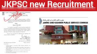 JKPSC new Notice ! JKSSB New Notice ! JKPSC new Recruitment ! #jkssb #ssc #india #mcq #upsc