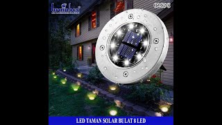 02898 Lampu Taman Outdoor Solar Panel LED Lamp Hiasan Penerangan Cahaya Taman