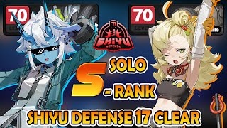 A-RANK AGENT SOLO!! PEAK DPS Soukaku & Piper looks like in Shiyu Defense 17