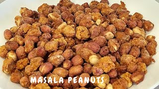 Masala Peanuts Recipe | Spicy Masala Peanuts | Masala Peanuts in Oven | Tasty& Healthy Snack Recipe