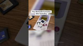 Tiny Nintendo Consoles: Mini GameBoy #shorts