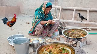 Traditional Village Living Life| Aloo Gobhi Recipe in village life style