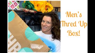 Another Thred Up Mens Rescue Box Unboxing!