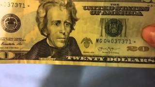 Rare $20 Star Note Find at Unique location