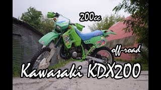 Обзор мотоцикла Kawasaki KDX200.  Review and testride