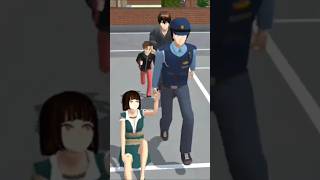 Gadis itu melihat bahwa mereka memukuli gadis itudan memanggil polisi😘#sakuraschoolsimulator #sakura