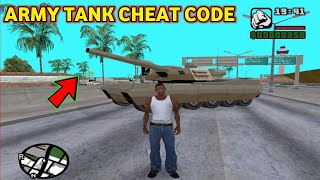 GTA San Andreas Army Tank Cheat Code | SHAKEEL GTA